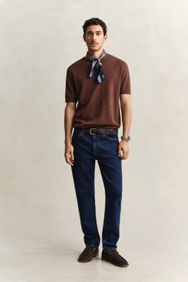 GANT - Regular Fit Clean Wash Jeans til herre mid blue
