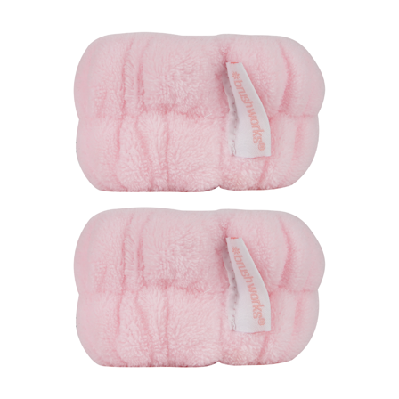 Brushworks Microfibre Wrist Wash Bands, 2 stk.