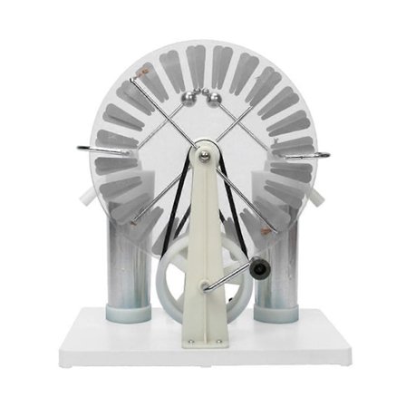 Elektrostatisk Generator Induktionsmotor Statisk Maskine Fysik Elektrostatisk Generator Elektrisk Udstyr