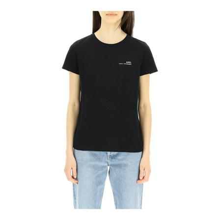 A.p.c. item t-shirt , Zwart , Dames , Maat: S