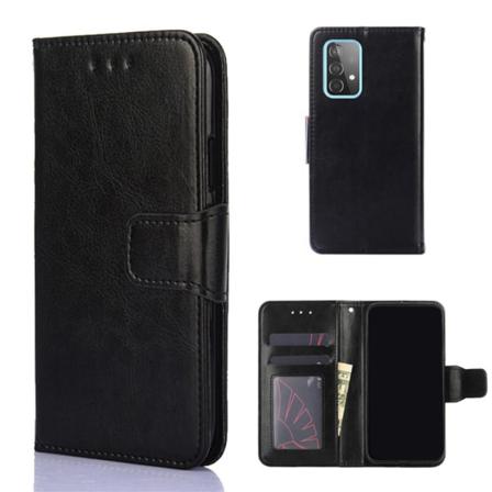 Samsung Galaxy A52 / A52s - Plånboksfodral - Svart Black Svart