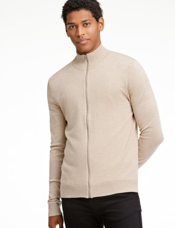 Lindbergh Ecovero L/S Zip Cardigan - XL