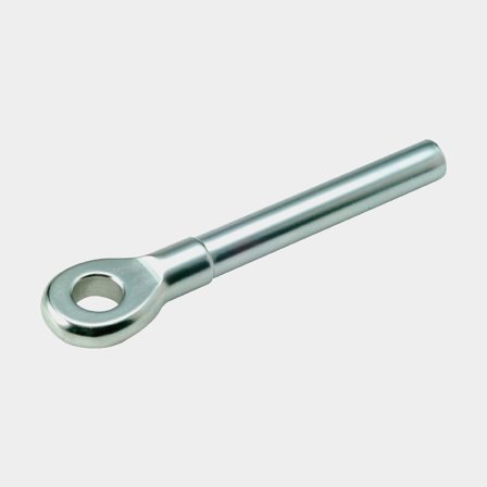 Silmukkaterminaali Blue Wave, 67 mm, Ø7.5 mm, sopii vaijerille Ø4 mm