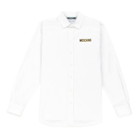 Moschino, Long-sleeve shirt Biały, Mężczyzna, Rozmiar: L