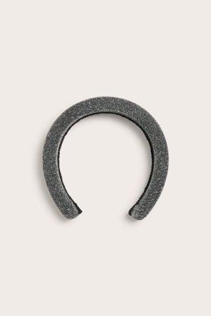 Kappahl | Brokatowa opaska | Czarne