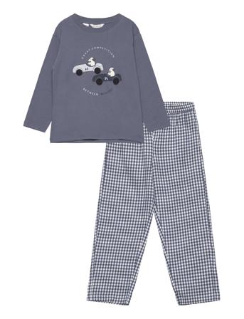 Cotton Printed Long Pyjamas Blue Mango