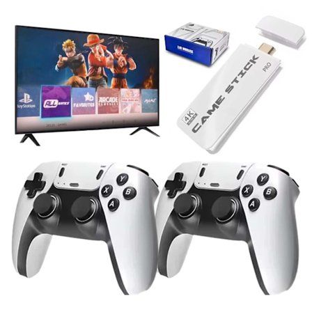 M15 Pro Retro TV-Spil 4K | 20000 Indbyggede Spil til Multiplayer