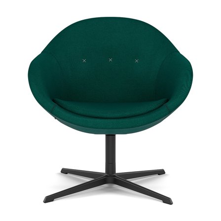 Varier Furniture Kokon Club - Green Polyester - Black base