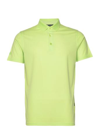Mens Cray Drycool Polo Polos Short-sleeved Gul Abacus