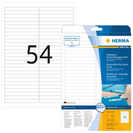 Herma Etiketter Movables 96,0x10,0 (25)