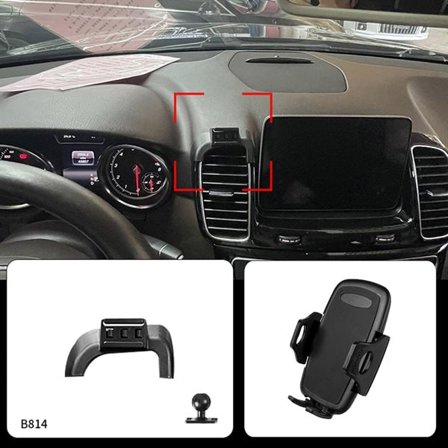 Mercedes GLE / GLS puhelinteline 2015–2019 – ilman porausta, W166/C292/X166, ajoneuvokohtainen