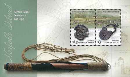 Norfolk Island - Straffeforlig - Postfrisk miniark