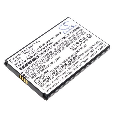 Batteri til betalingsterminal for Pax A77