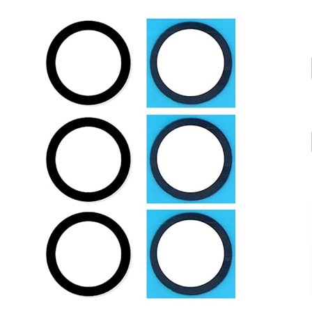 3-PAK Samsung Galaxy S22 Kameralinse Reservedel