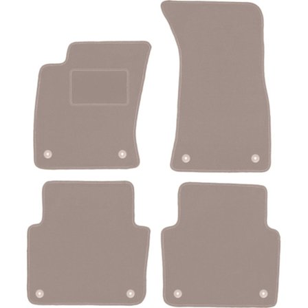 Beige velourmattor för: Audi A8 D3 sedan (2002-2009)_MGF