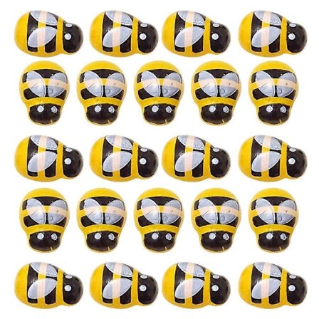 100 st Mini Skalbagge Insekt Form Figurer Trädgårdsdekorationer