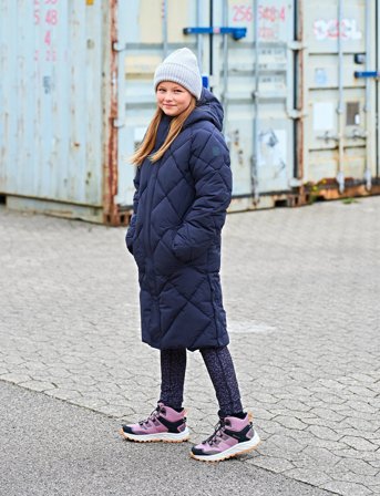 Color Kids Jr. Puffer Jacket - Long - Black - 122