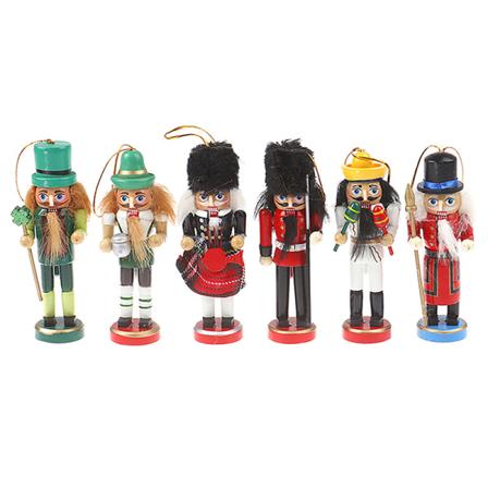 1 kpl Joulunukke 12 cm Pähkinänsärkijä Nukke Soldier Xmas Tree Pen 1Pc/random color