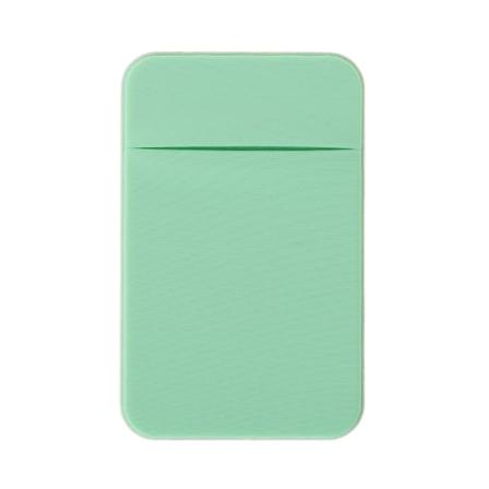 Mobiltelefon Kreditkort tegnebogsholder Lomme Stick-On selvklæbende elastisk værktøj Light green
