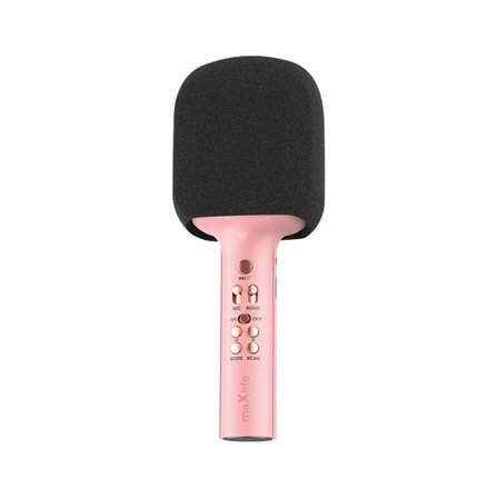 Maxlife Trådlös Karaokemikrofon med högtalare - Rosa