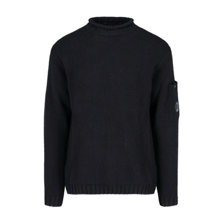 C.p. Company, Turtlenecks Zwart, Heren, Maat:M