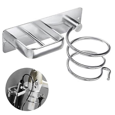 Hårfönshållare, väggmonterad hängande hylla för hårfön (Fww)