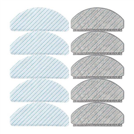 Paket med 10 Moppdukar Tillbehör för Ecovacs Deebot Parts Mopptrasa