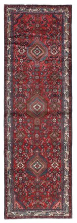 Asadabad Tæppe 105X338Løber Uld, Persien