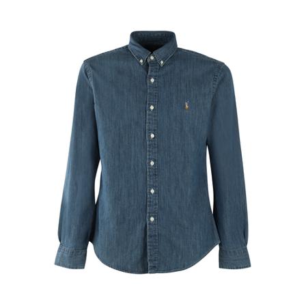 Polo Ralph Lauren, Denim Shirts Niebieski, Mężczyzna, Rozmiar: L