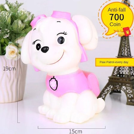 Paw Patrol Chase Skye Liten Sparegris Søt Mynt Pengebokser Oppbevaring Barn Leker Gutter Jenter Spareboks Hjemmeinnredning Barn Gaver