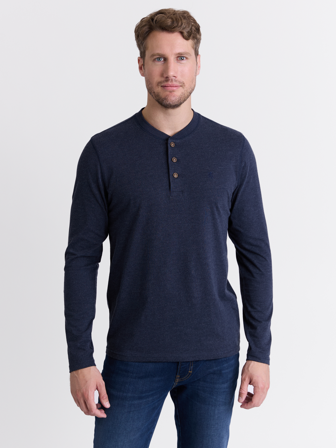 MATCH - Fields bestefarstrøye - Redford - Str. XXL - Herre - Gensere & Cardigans - Blå - 80% bomull, 20% polyester-resirkulert