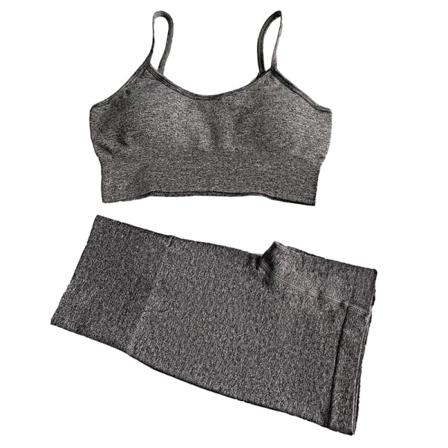 Sömlös Yoga Dam Sportwear Workout V-hals Kortärmad Crop