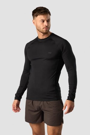 Stride Muscle Fit Long Sleeve Men Black