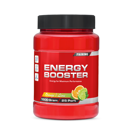 Fairing Energy Booster Kulhydratfyldning med Elektrolytter 1500 g Orange/Lime