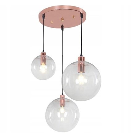 TOOLIGHT RIIPPUVA KATTOVALAISIN APP038-3CP LASSI SET ROSE GOLD