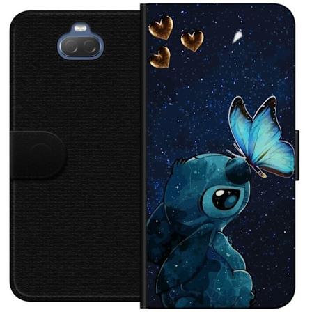 Sony Xperia 10 Tegnebogsetui Stitch sommerfugl