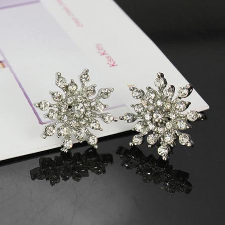 1 Par Utsökt Zirkon Jultomte Hat Stud Örhängen Trend