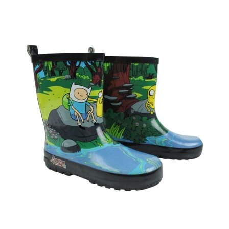 Adventure Time Boys Wellies 8 UK Child Blå/Grå Blå/Grön/Brun 8 UK Child