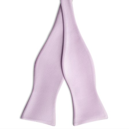 Papion self-tie mov deschis ripsat pentru bărbați - Papioane self-tie