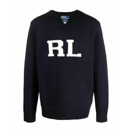 Polo Ralph Lauren, Round-neck Knitwear Blauw, Heren, Maat:L
