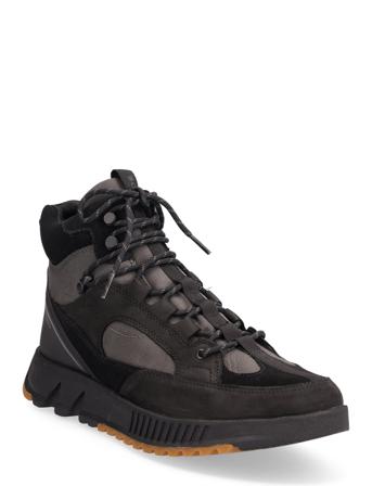 Mac Hill Lite Trace Wp Höga Sneakers Svart Sorel