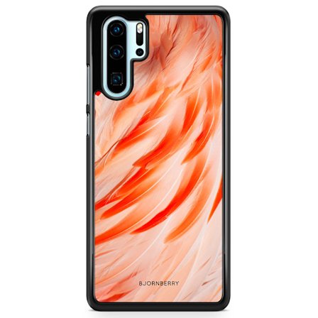 Bjornberry Hårdskal Huawei P30 Pro - Flamingo Fjädrar