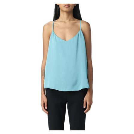 Twinset Sleeveless Tops Blå, Dame