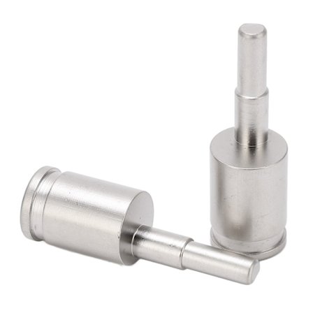 2 Gauge til 8 Gauge Wire Reducer Lydforstærker Input Adapter Messing Nikkelbelagt