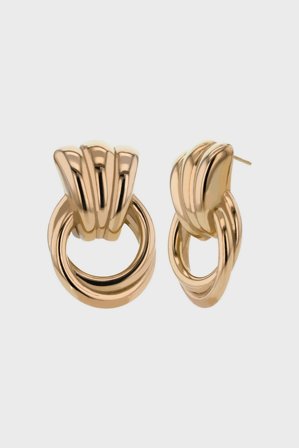 CAMILLA PIHL - The Oyster Earrings - Gold SizeOne Size