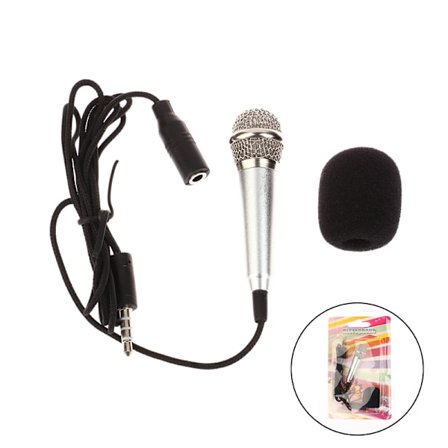 3,5 mm:n karaoke-mikrofoni, ministereokuuloke-in-ear-kuuloke