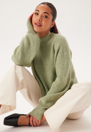 BUBBLEROOM Turtleneck Knitted Sweater Klær