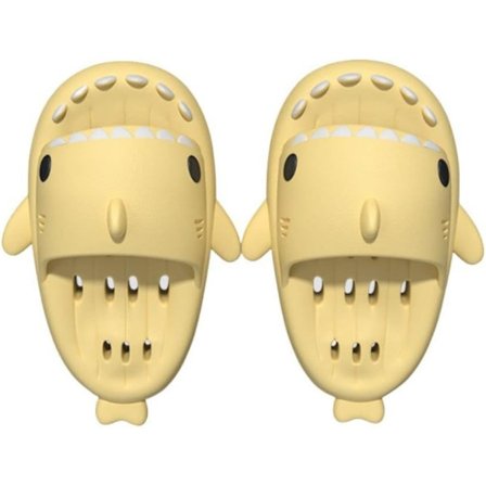 Shark Haj Tofflor, Lämplig för vuxna och barn Söt Tjock Sula Hajar Halkfria Tofflor Inomhus Duschtofflor Sandaler Shark Slippers