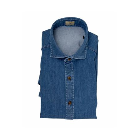 Sonrisa, Denim Shirts Blauw, Heren, Maat:M