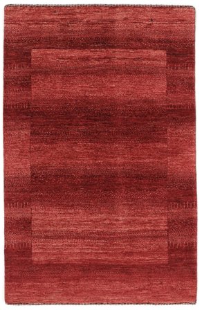 Loribaft Fine Persia Rug Modern Dark Red/White (Wool, Persia)